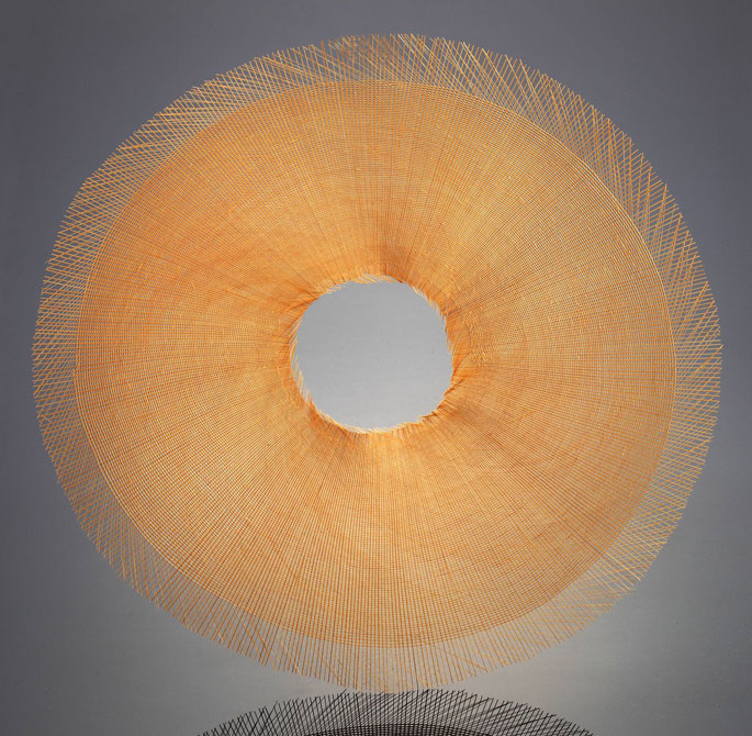 양태: 갓일(양태장) 기능보유자 장순자 선생의 작품