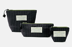 석조전 누비 파우치(검정)