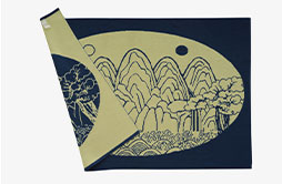 일월오봉도 니트담요